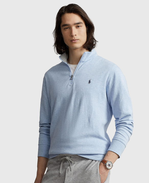 PRL HALF ZIP SWEATER