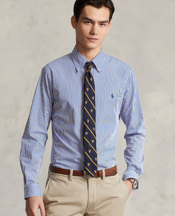 PRL LS STRIPE POPLIN