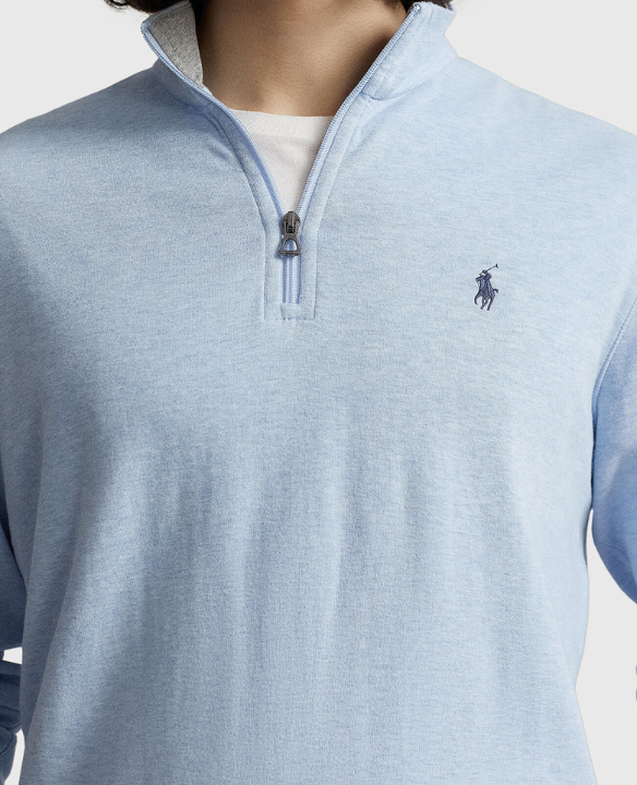 PRL HALF ZIP SWEATER