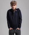 GANT HALF ZIP NAVY JUMPER