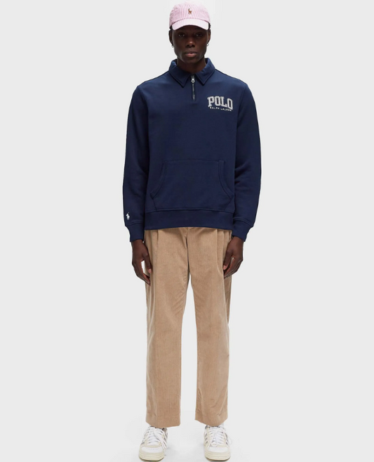 PRL HALF ZIP SWEATER