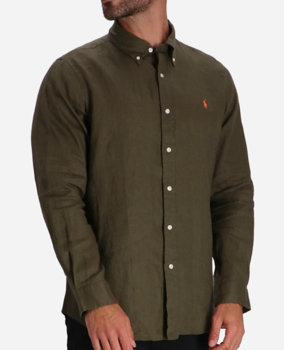 PRL LS LINEN SHIRT