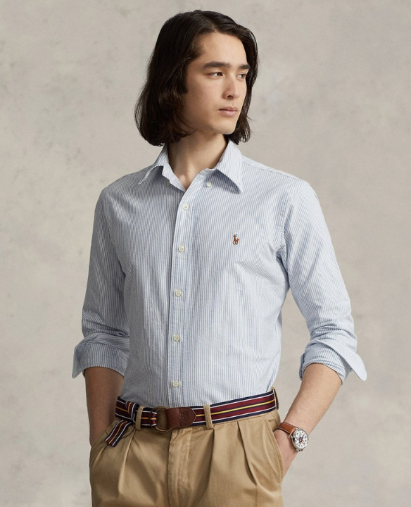 POLO RALPH LS OXFORD STRIPE