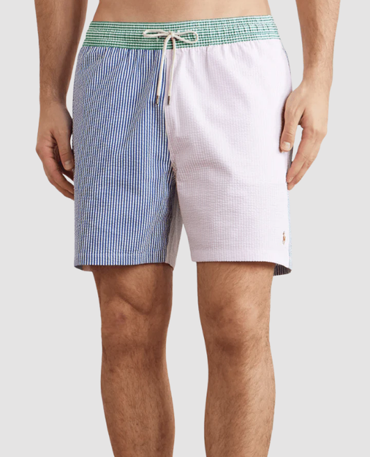 PRL STRIPE SWIM SHORTS