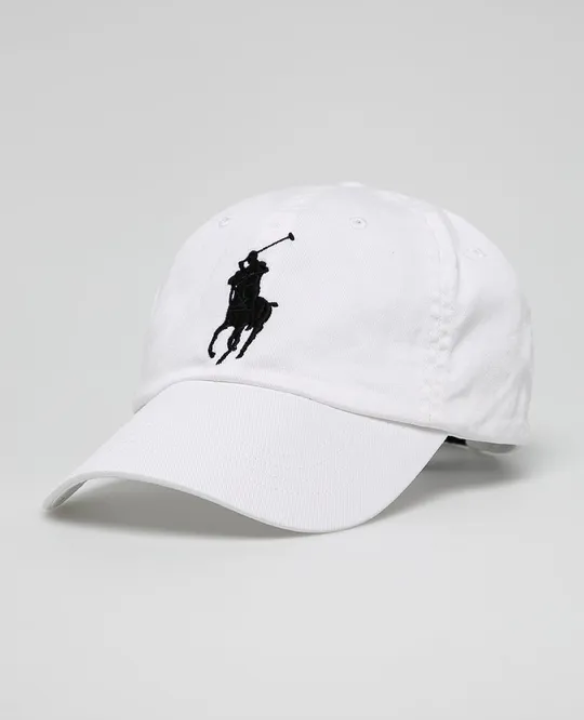 Ralph lauren white baseball cap shop