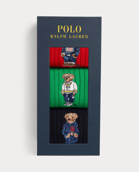 PRL BEAR KNIT SOCKS