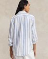 PRL STRIPE LINEN LS SHIRT