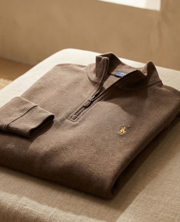 PRL 1/4 KNIT SWEAT