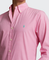 PRL PINK GINGHAM LS SHIRT