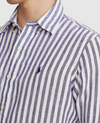 PRL LS STRIPE LINEN SHIRT