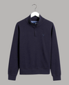 GANT HALF ZIP NAVY JUMPER