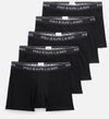 PRL 5PK BLACK TRUNKS