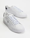 PRL WHITE LEATHER SNEAKER