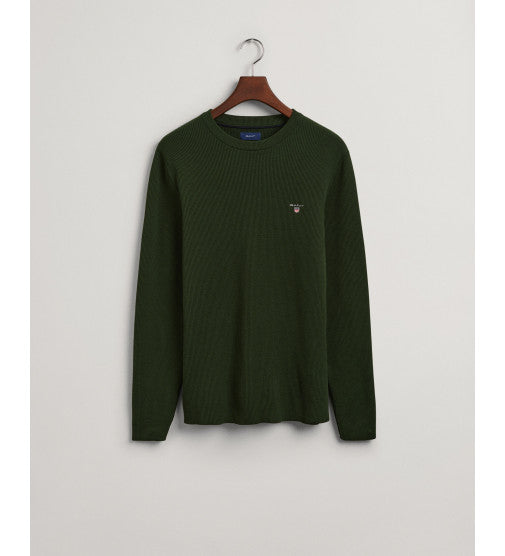 GANT RIB TEXTURE C-NECK